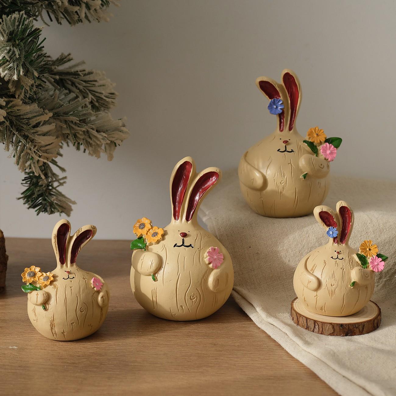 Resin Craft Couple Figurines, Ideal for Valentine's Day & Christmas Gifts, Stress Relief Decorative Ornaments, Perfect Present Ideas