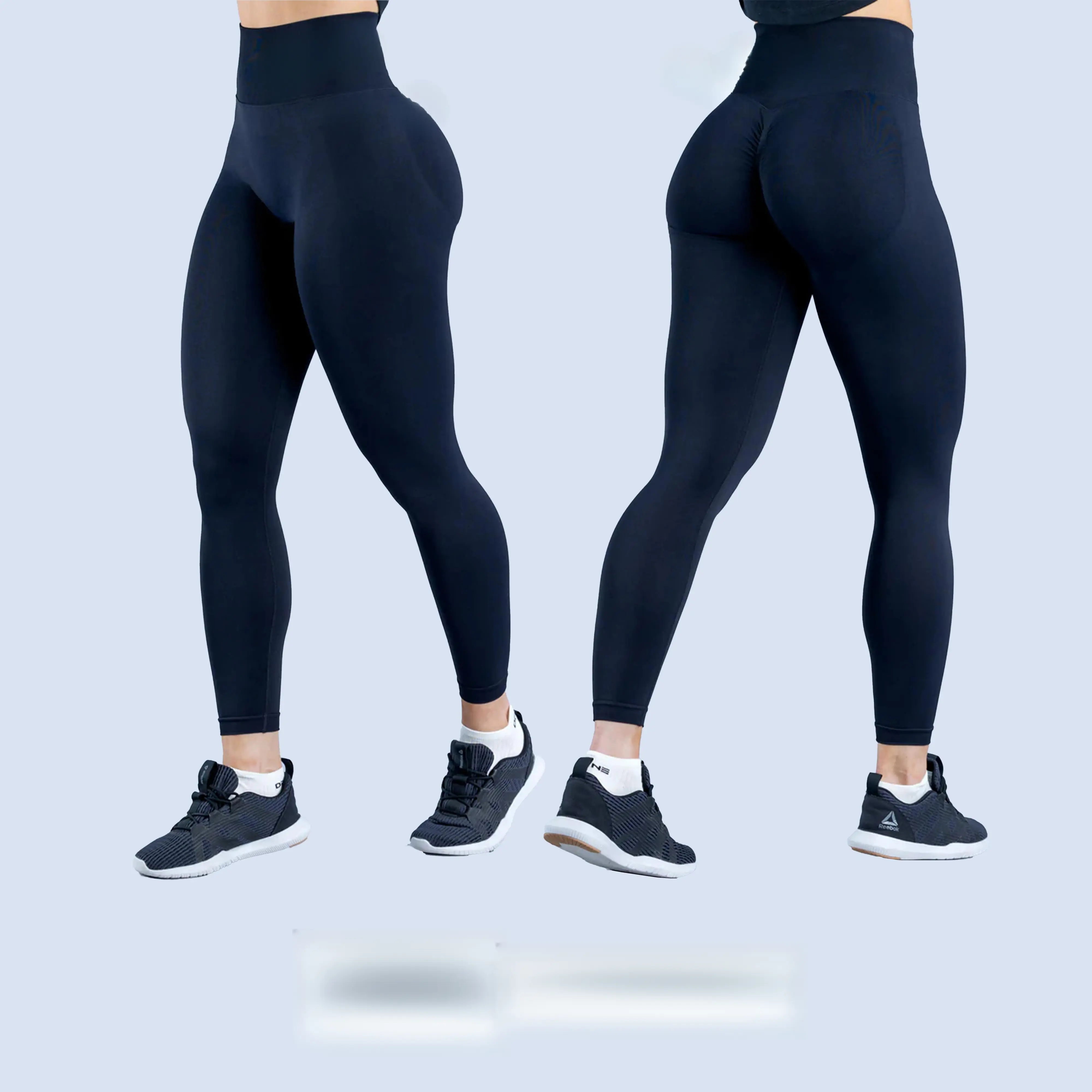 Women'S High-Waisted Seamless Sculpting Leggings - Fitted, Second-Skin Feel Tights For Gym Fitness, Training Wear