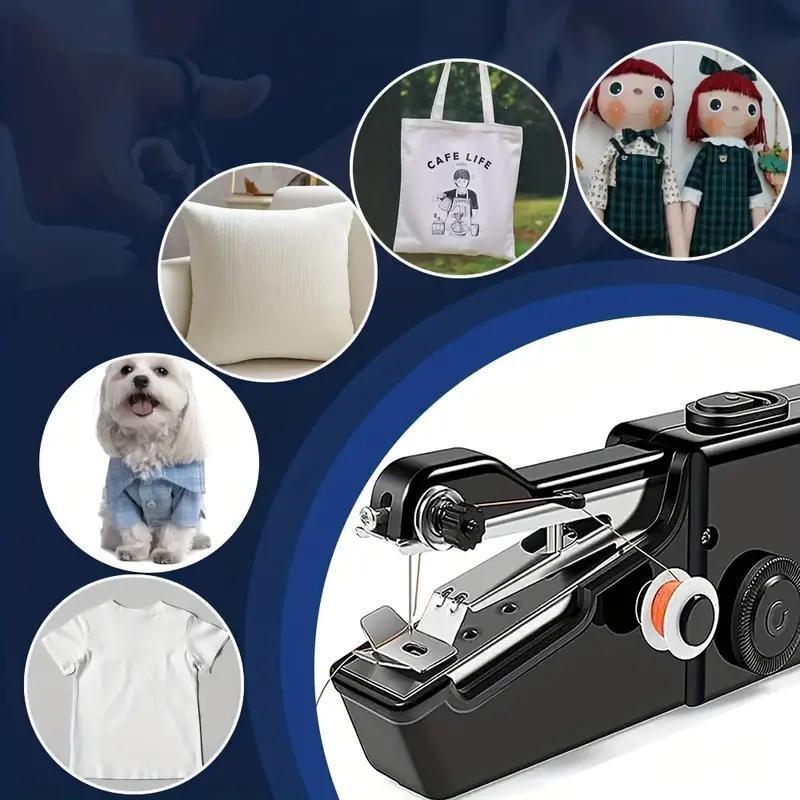 Wireless Handheld Mini Sewing Machine, Portable Electric Sewing Tool Kit, Father's Day Gift, Home Sewing Machine (no Battery Included), Sewing Accessories, Sewing Supplies Crafts