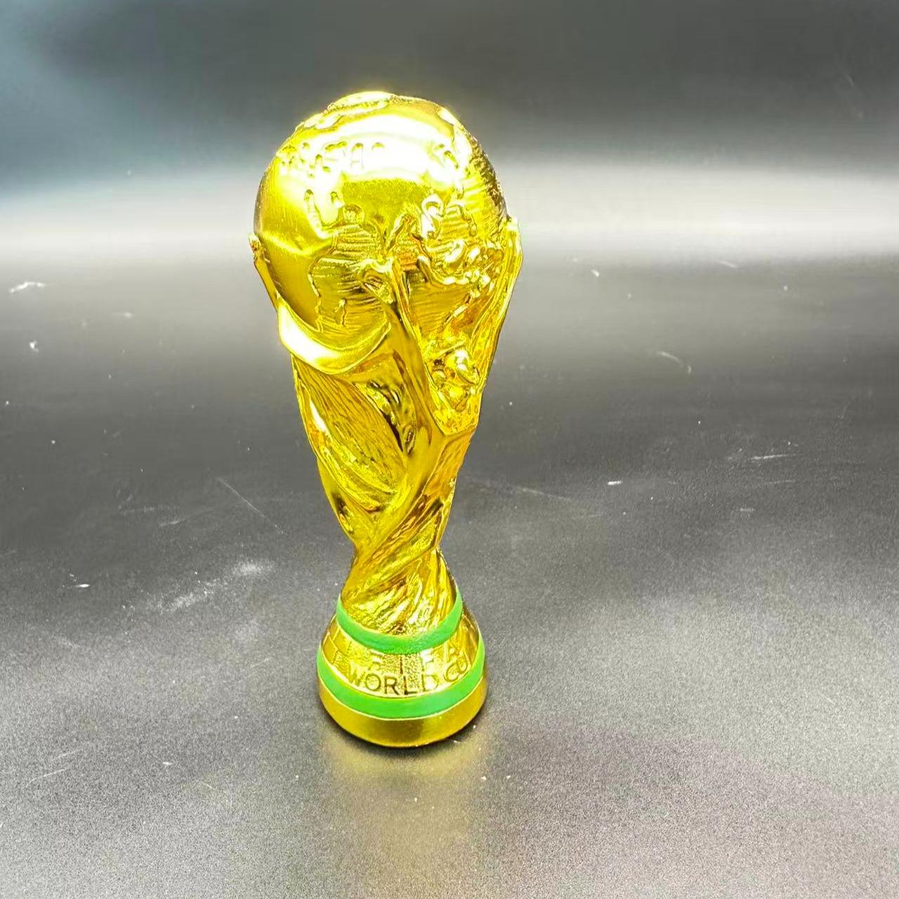 Resin Football Trophy Statue, 3D Collectible Soccer Decor, Durable Desk Ornament, Ideal for Sports Room, Fan Collection, Birthday Party Gift