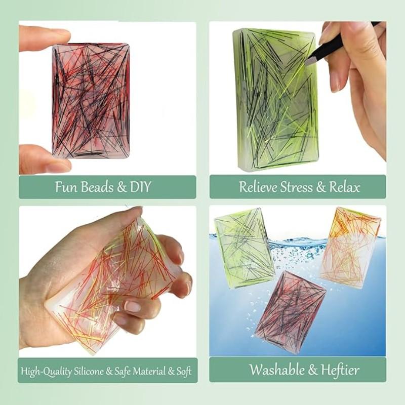 1pcs Stress Relief Sensory Toy with Tweezers, Stress Relief Gadgets, Anxiety Relief for Adults, Skin Scratching Habit, Adhd, Silicone Pickle Padtoy, Anxiety Relief Products 1pcs Stress Relief Sensory Toy with Tweezers, Stress Relief Gadgets, Anxiety Relief for Adults, Skin Scratching Habit, Adhd, Silicone Pickle Padtoy, Anxiety Relief Products
