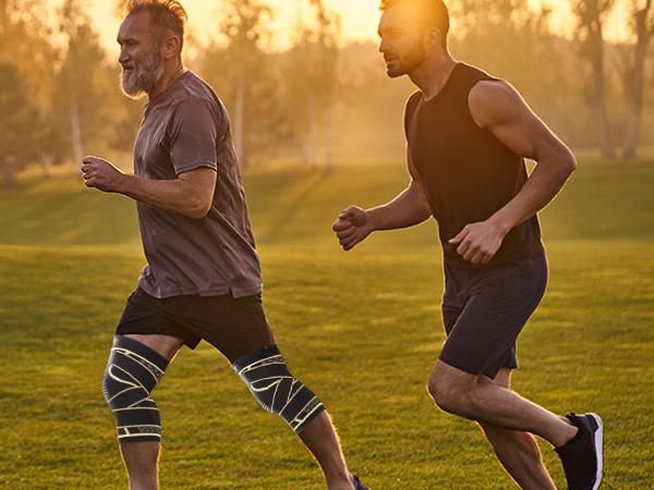 UGEM Copper Knee Braces 2 Pack for Knee Pain Relief & Support - 3D Knitting Technology for Meniscus Tear, Running, Weightlifting, Workout, ACL, Arthritis, Joint Pain Relief - Patella Band,Christmas gift for your family or friends