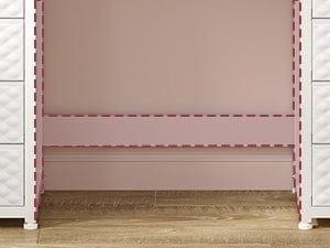 Sikaic Makeup Vanity with 11 Drawers and 6 Open Shelves Modern Dressing Table with 3 Color Modes Lights, Power Strip and Storage