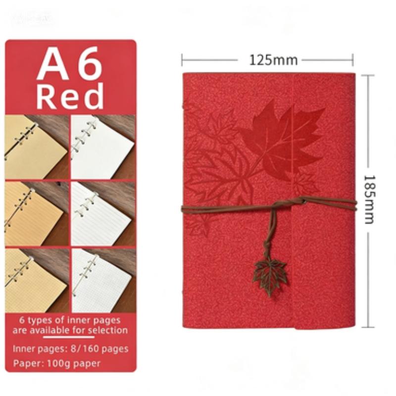 A6/a7 Business Loose-Leaf Notebook, Student Planner, Travel Companion, Portable Diary, Ideal for Notes and Organization