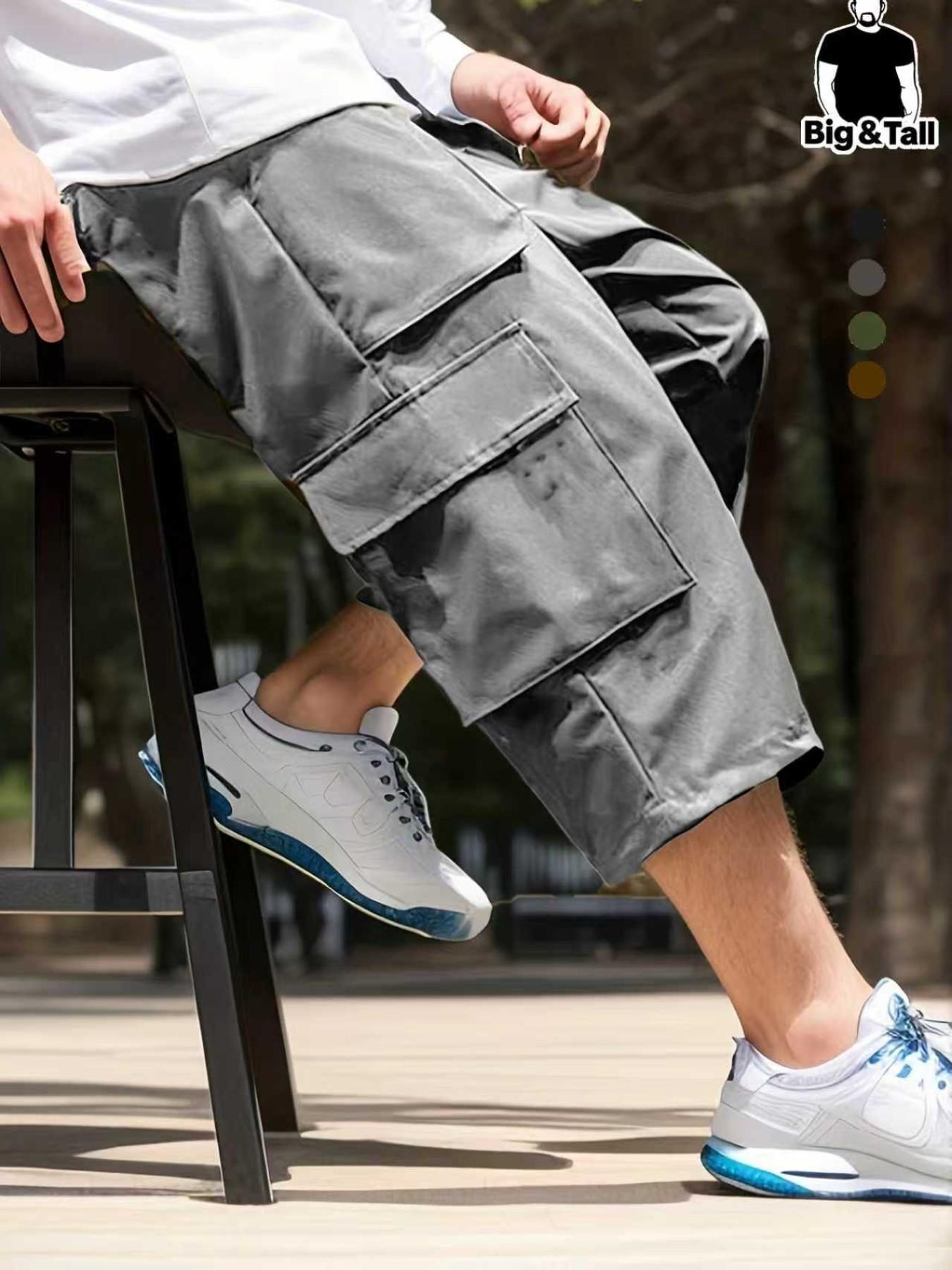 Men's Workwear Shorts Multi-Pocket Seven-Inch Pants, Casual Street Shorts, Casual Summer Wear, Comfortable and Practical, Ideal for Daily Use, Casual Fit Shorts Men's Workwear Shorts Multi-Pocket Seven-Inch Pants, Casual Street Shorts, Casual Summer Wear, Comfortable and Practical, Ideal for Daily Use, Casual Fit Shorts