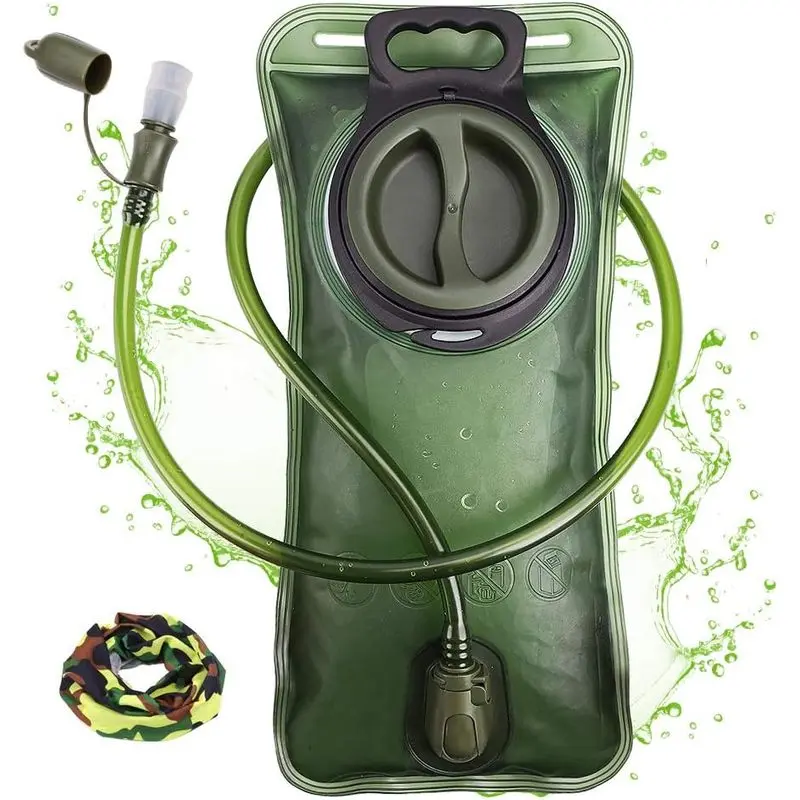Outdoor sportsware Hydration Bladder, 1.5-2-3L Water Bladder for Hiking Backpack, BPA-Free Leak Proof Water Reservoir Storage Bag, Water Pouch Hydration Pack for Camping Cycling Running