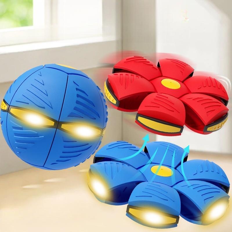 Magic Bounce Ball, Magic Flying Disc Ball, Kids Elastic Football Basketball, Sandbag Pet Toy, Parent-Child Interaction, 1 Pack