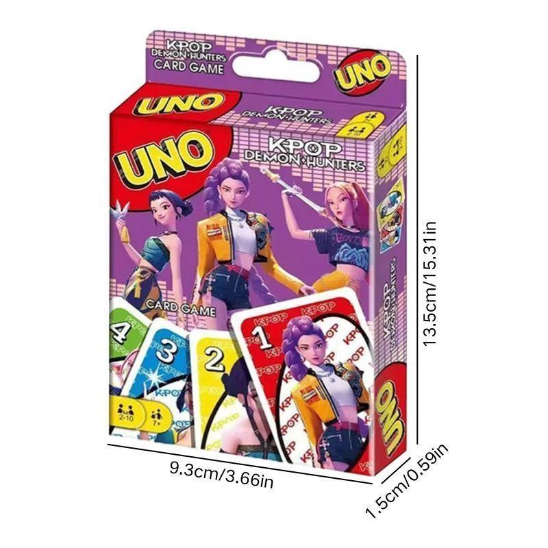 Inspired Kpop Uno Card Game Set, Suitable for Kids Teens Adults, Family Friendly Desktop Game, Fun Poker Cards, Birthday Gift Toy Entertainment