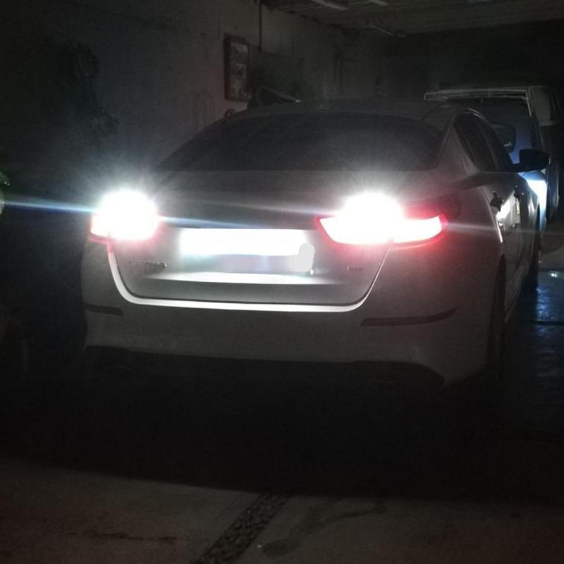 AUXITO Latest CANBUS LED Tail Brake Turn Signal Light Bulbs ,4000LM 600% Brighter,Built-in Resistor ,Anti Hyper Flash,Error-Free,Plug and Play,Reverse Backup Stop Light DRL/Parking Light，Select Bulb Model: 7440 / 7443 / 3156 / 3157 / 1157