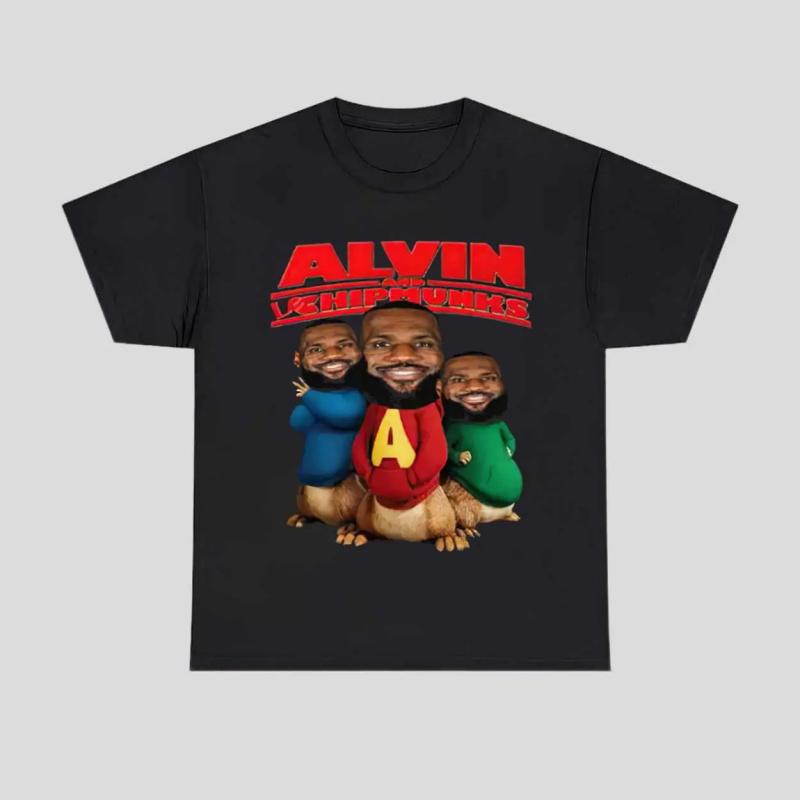 LeBron James and the Chipmunk T-shirt BK-130