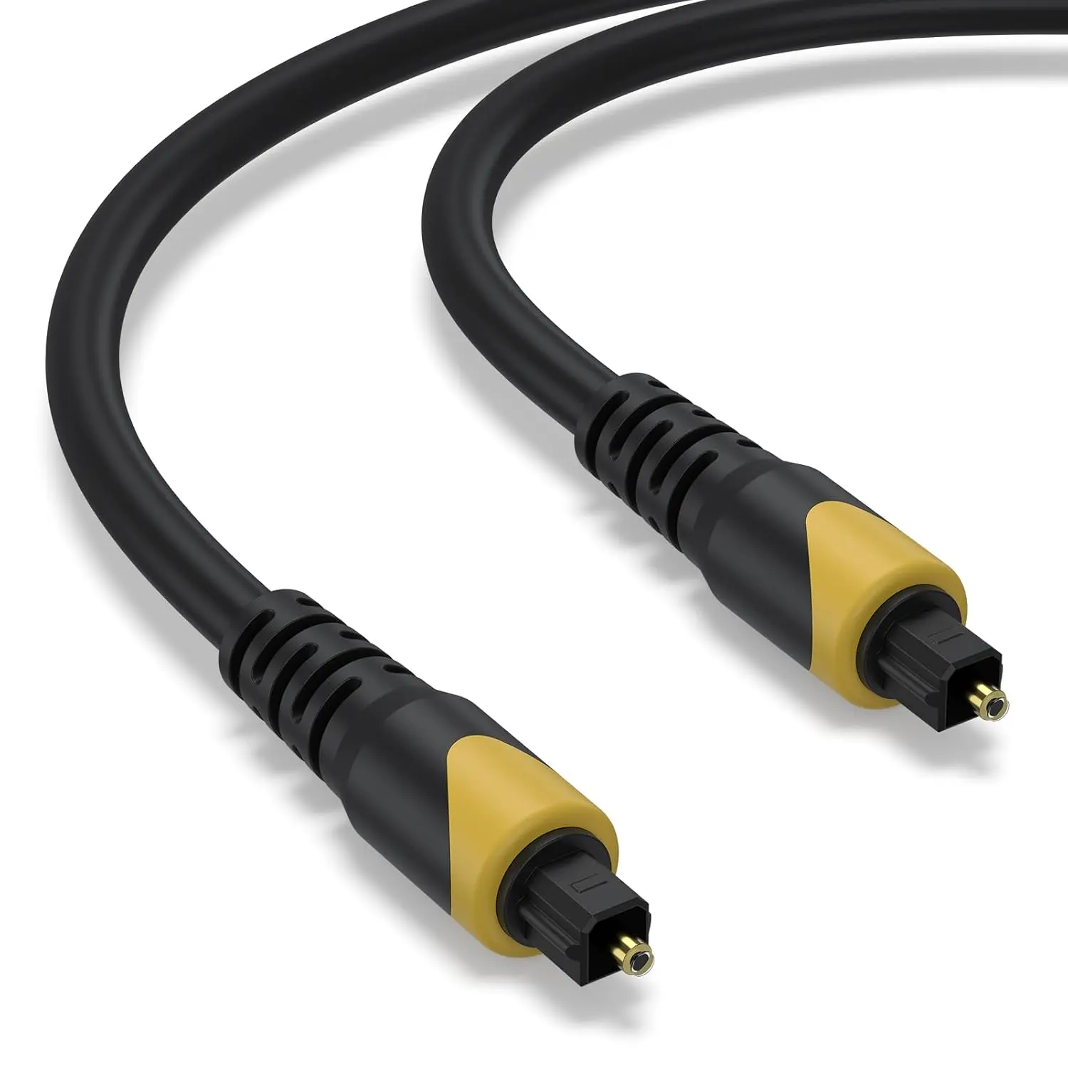 1M/3.3FT Optical , -Plated Digital Toslink , SPDIF Cord Extension, Plug Fiber Optic Cord Compatible with Soundbar and TV,  Theater, or  Console