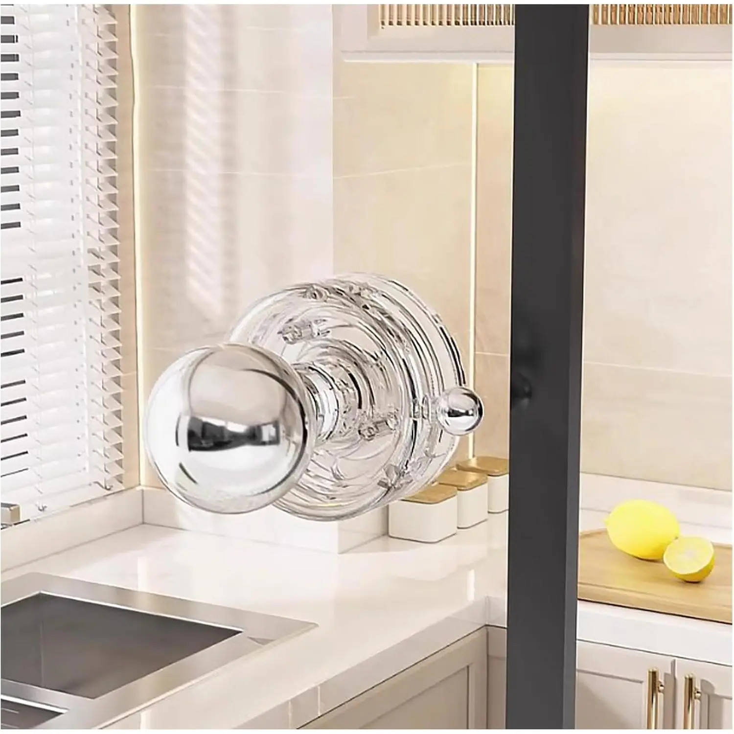 Powerful Strong Suction Transparent Suction Cup Handle - for Glass, Mirror, Refrigerator Drawer, Bathroom Wall, Furniture Armrest Knob