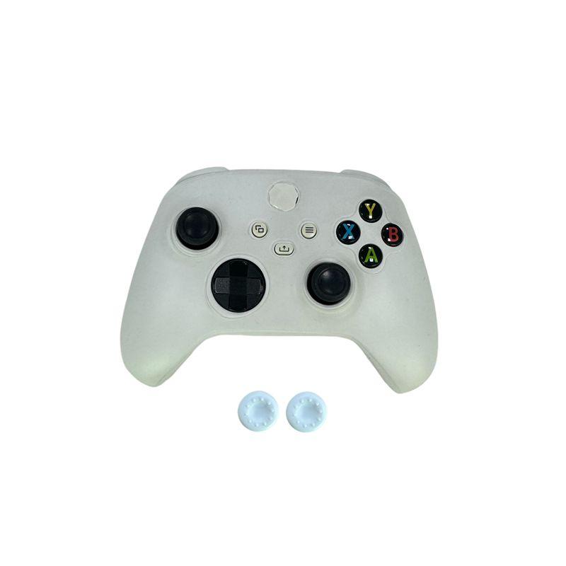 1PCS, XBOX series X controller silicone protective cover, suitable for XBOX controller, +2 button caps, non-slip and anti-fall, game handle accessories, Console Accessory, enhance the gaming experience