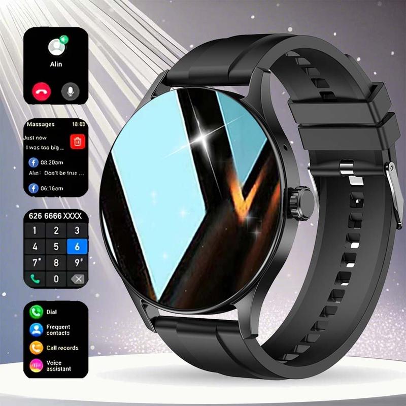 New 2026 Fashion Smart Watch Screen 1.53 Inch HD Holiday Gift for Men Women Bt-compatible Phone Call Health Tracker Sports Mode Notification Reminder