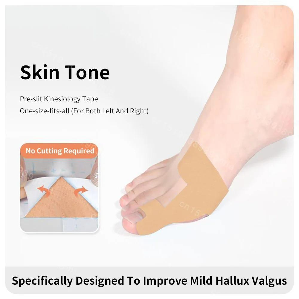 Orthopedic Bunion Corrector Strap, Orthopedic Toe Straightener, Toe Corrector Sleeve, Breathable Toe Separator for Hallux Valgus Correction, Universal Fit Big Toe Support