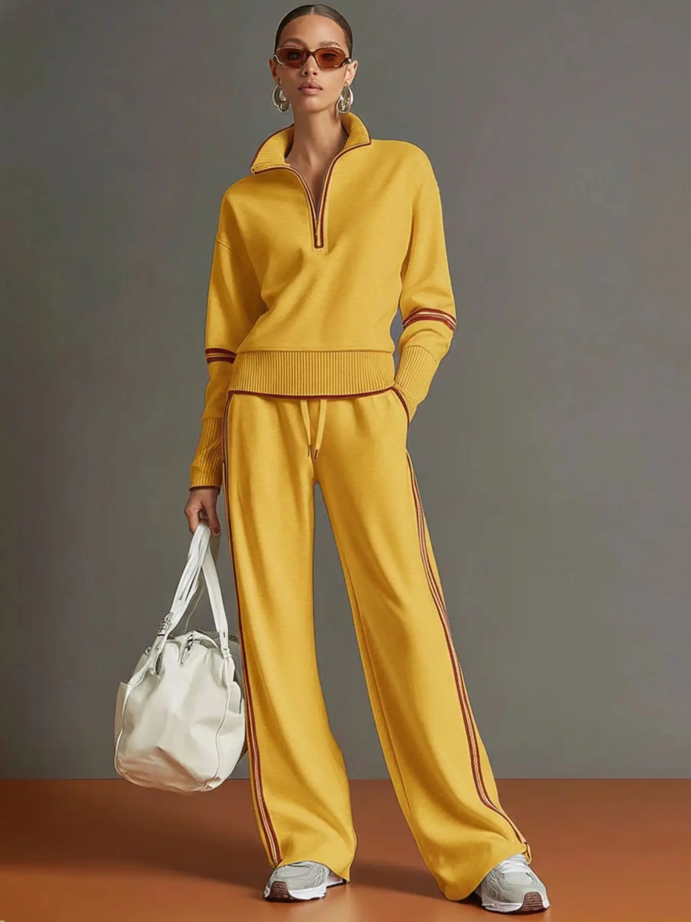 Bright yellow