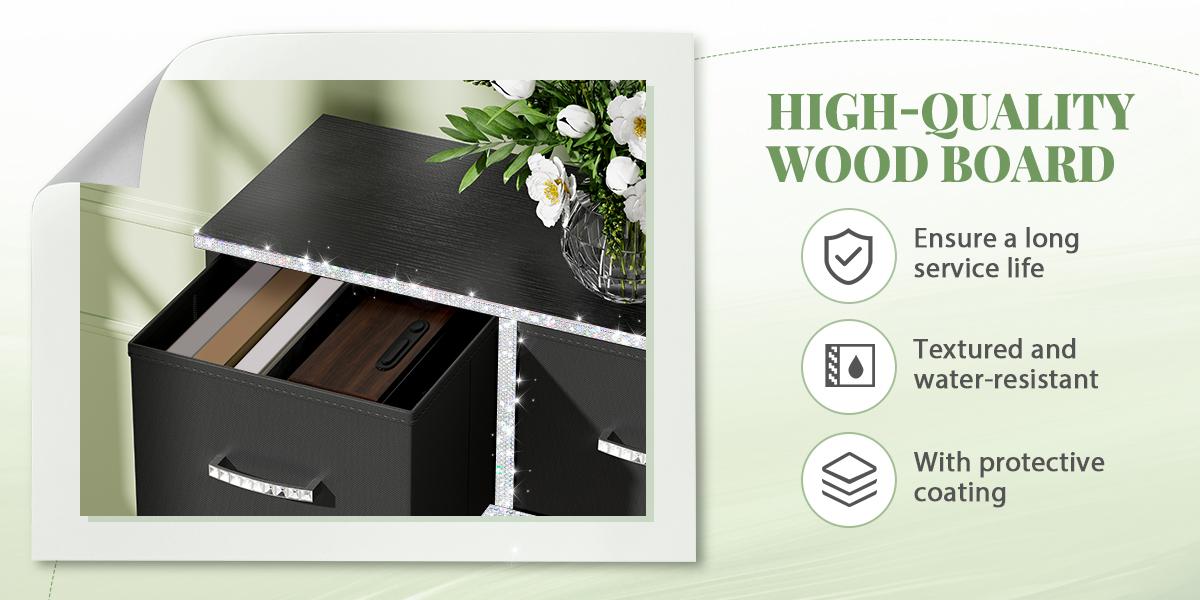 Mr IRONSTONE Tall Dresser with 11 Drawers, White Dresser for Bedroom Drawer Organizer Storage Drawers, Fabric Storage Tower with 9 Drawers, Chest of Drawers with Steel Frame, Wood Top for Nursery, Living Room, Closet, Deals for You Days