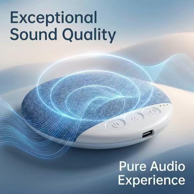 2026 Ultra-Thin Pillow Bluetooth-compatible Speaker, Silent Sleep Aid, Wireless Portable Rechargeable, Noise Therapy, for Adults and Babies