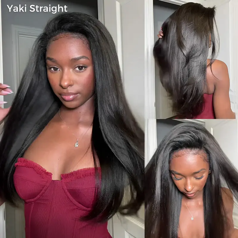 Half Wig Yaki Straight