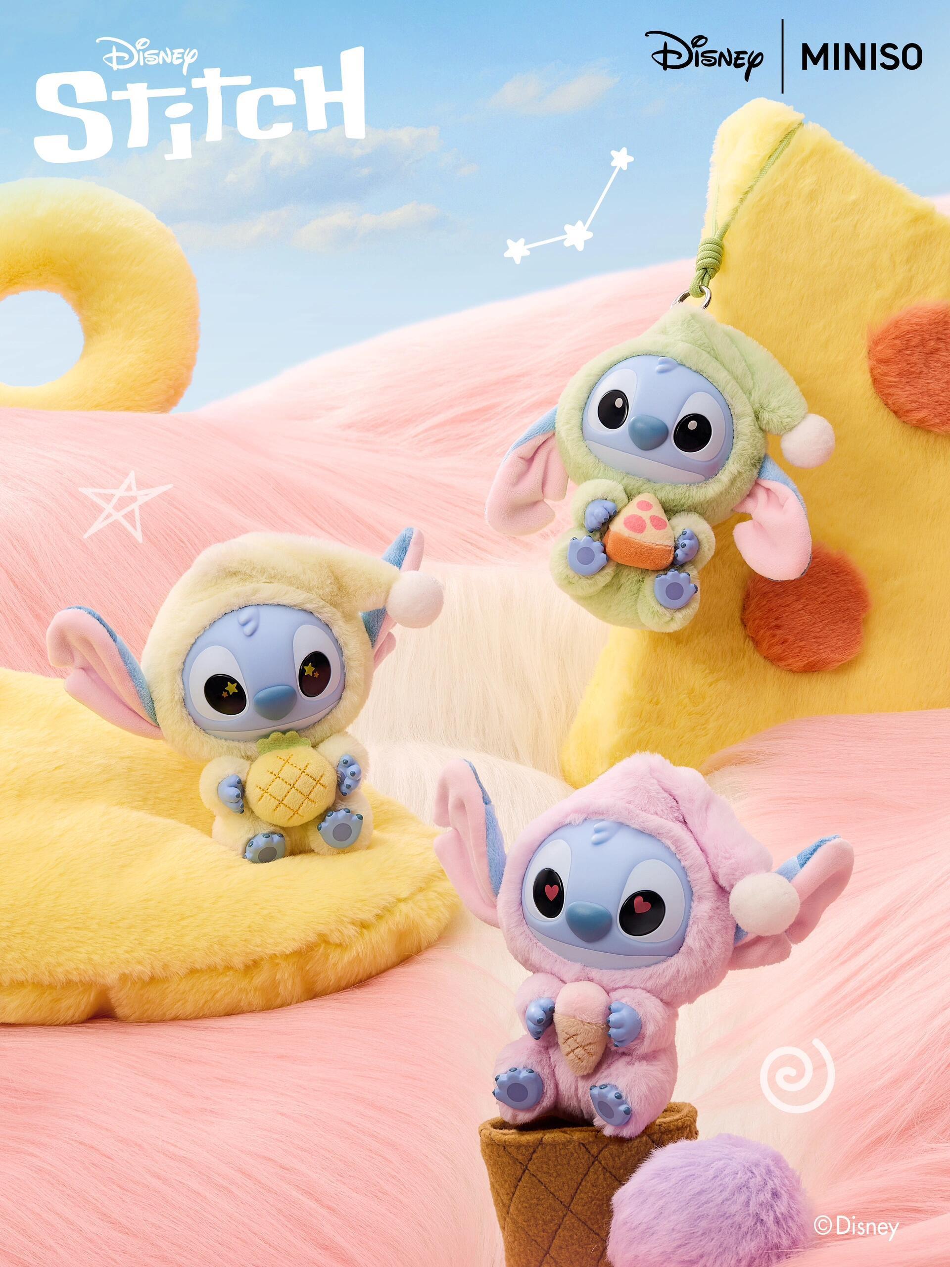 Disney Lilo & Stitch Eat Something Before Sleep Series Blind Box - Vinyl Plush Pendant Mystery Box Cute Doll Surprise Gift Toy For Stitch Moive Disney Fans Kid Birthday For Women Bag Charms