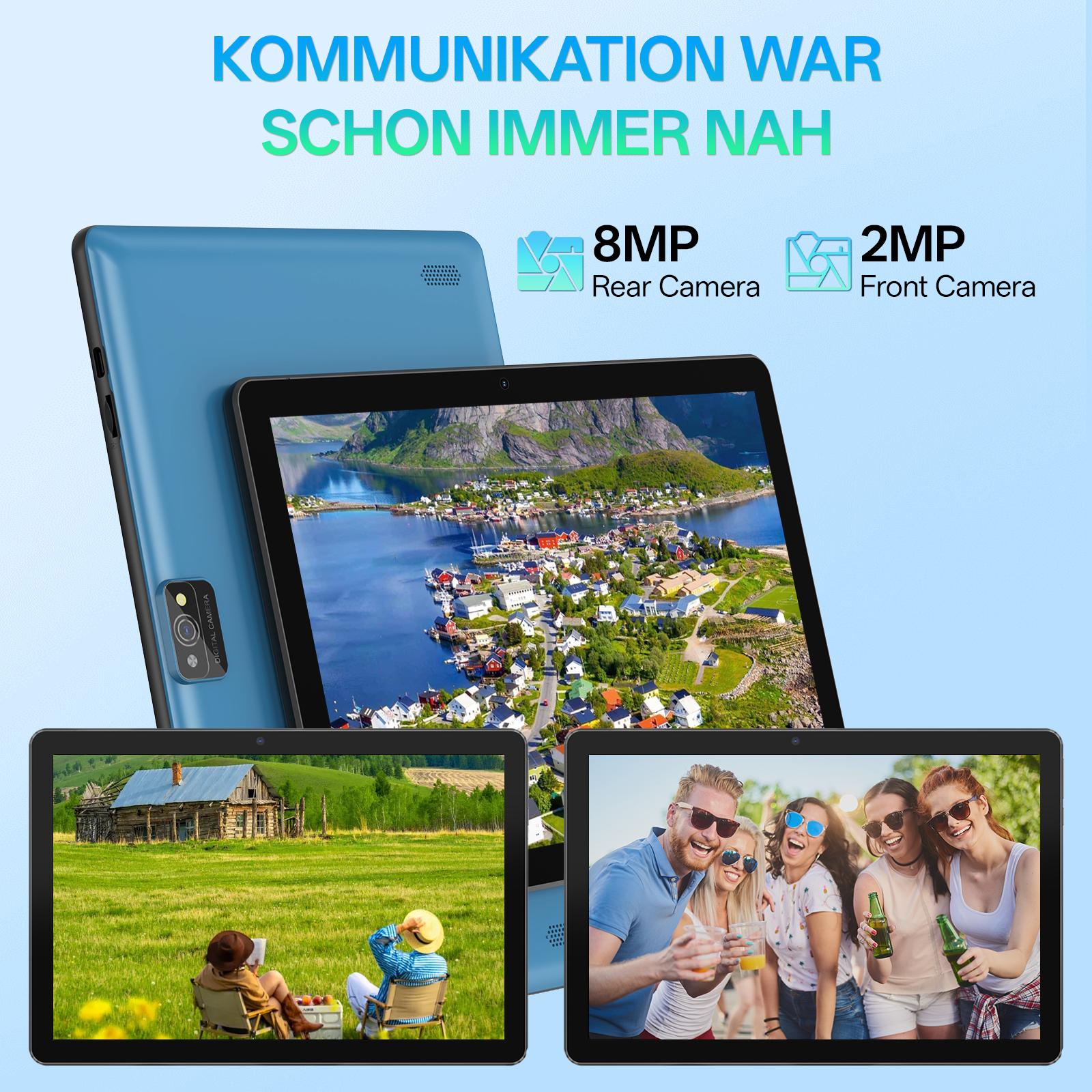 10 Inch Android Tablet, Latest Android 13 Tablet 3GB RAM 64GB ROM, WIFI Tablet, 2MP+8MP Camera, Stylus Without Electricity, 2 In 1 Tablet With Optional Keyboard, Case, Mouse, Stylus, Pen, Protective Case, Christmas gifts