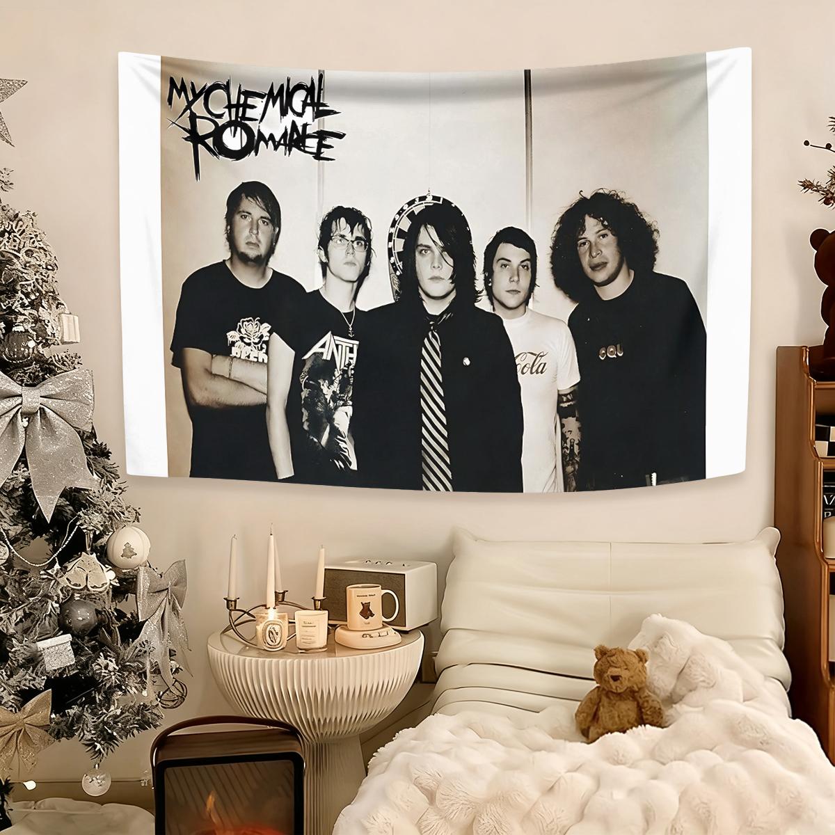 My Chemical Romance Tapestry, a horizontal decorative tapestry suitable for living room, bedroom, office or party decoration, the perfect gift idea, Home Bedroom Decor, wall decoration tapestry.