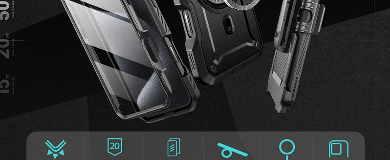 SUPCASE Rugged Case for iPhone 16/15/14 Pro/Pro Max – MagSafe-compatible, military-grade, with kickstand and belt clip. Shockproof, supports wireless charging. Heavy-duty yet slim. Protector Smartphone