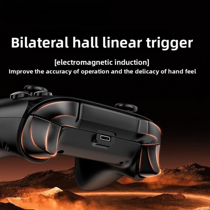 Anti drift calibration guide for wireless game controller Pro, PS5 equipped with LED lights, dual vibration, motion sensing, programmable buttons and 600mAh battery, Console Controller Accessories