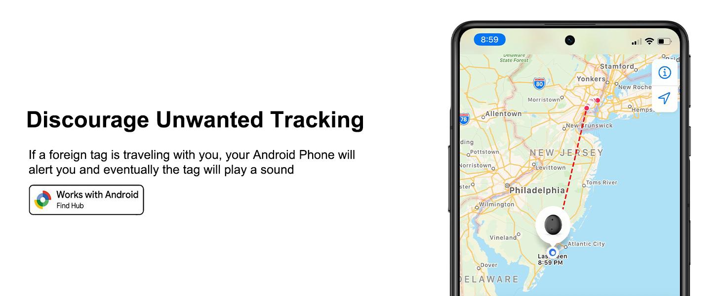 Android tracker tag, Google certified smart tracker, with silicone shell, Wireless Tag, can be used with Google Find hub, can store keys, luggage, backpacks, pets, IP67 waterproof and replaceable battery (Android only) Android tracker tag, Google certified smart tracker, with silicone shell, Wireless Tag, can be used with Google Find hub, can store keys, luggage, backpacks, pets, IP67 waterproof and replaceable battery (Android only)