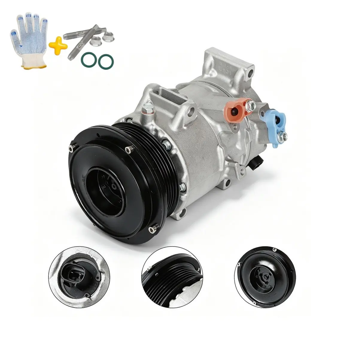 AC A/C Compressor for 2006 2007 2008 Toyota RAV4 & 2007 2008 2009 Camry L4 2.4L CO 11178JC