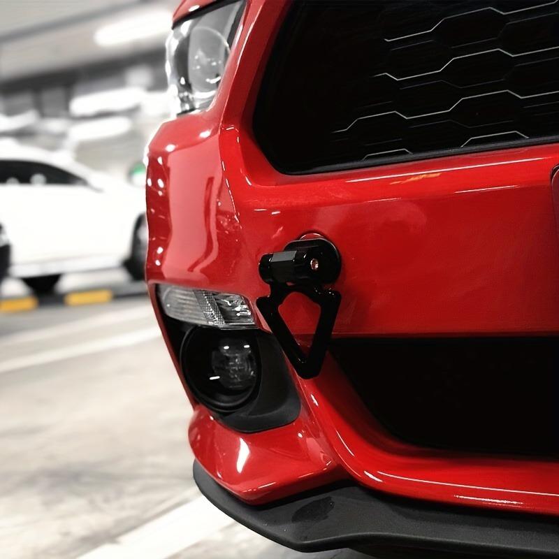 1pc Car Appearance Modification Triangular Trailer Hitch Ring Trailer Coupler