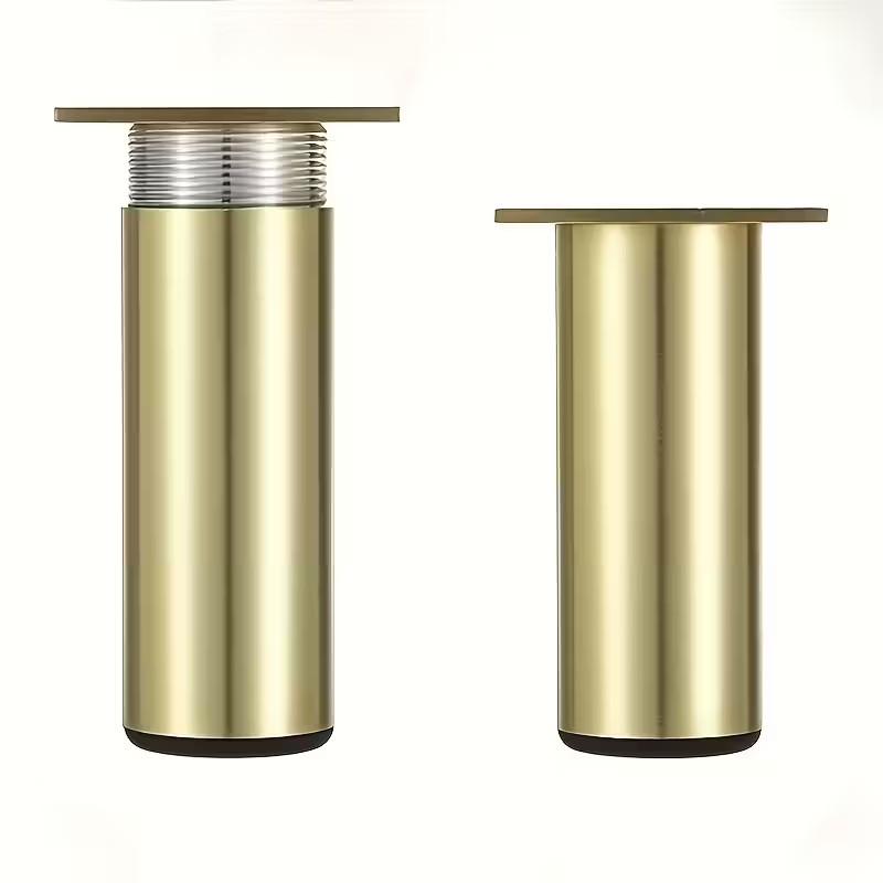 Adjustable Aluminum Alloy Furniture Legs, Includes 4 Special Screw Packs, Ideal for TV Stands, Coffee Tables, Bathroom Cabinets, Sofa Support