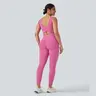 Halara UltraSculpt™ V Neck Tummy Control Butt Lifting Workout Jumpsuit with Pockets