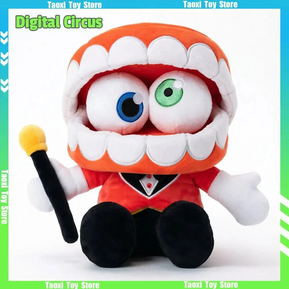In Stock Digital Circus Caine Periphery Puppet Plush Soft Stuffed Toy Desk Ornament Cute Collectible Decor Display Holiday Gifts