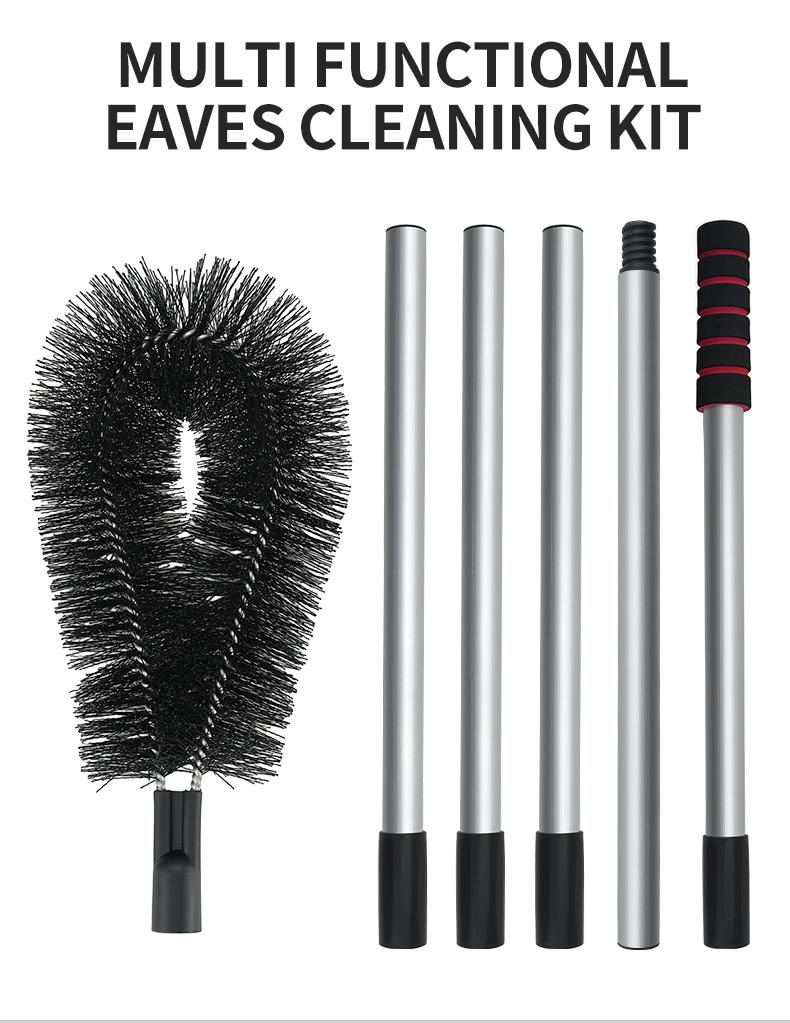 Multi Function Eave Cleaning Kit With Sturdy Brush Telescopic Pole For Roof Gutter Cleaning under  bed  dust hv lps prayer spray  gun  satisfaction High-Pressure Car Gun with Rotating Nozzle Mini Precision Airbrush Art quick connect nozzle Airless Paint S