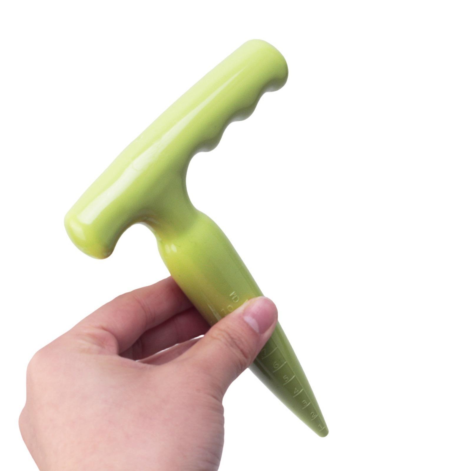 Garden Seed Planter, Soil Loosener Drill, Handheld Seeder for Pots & Lawns, Portable Garden Planting Tool, Seed Drilling Machine