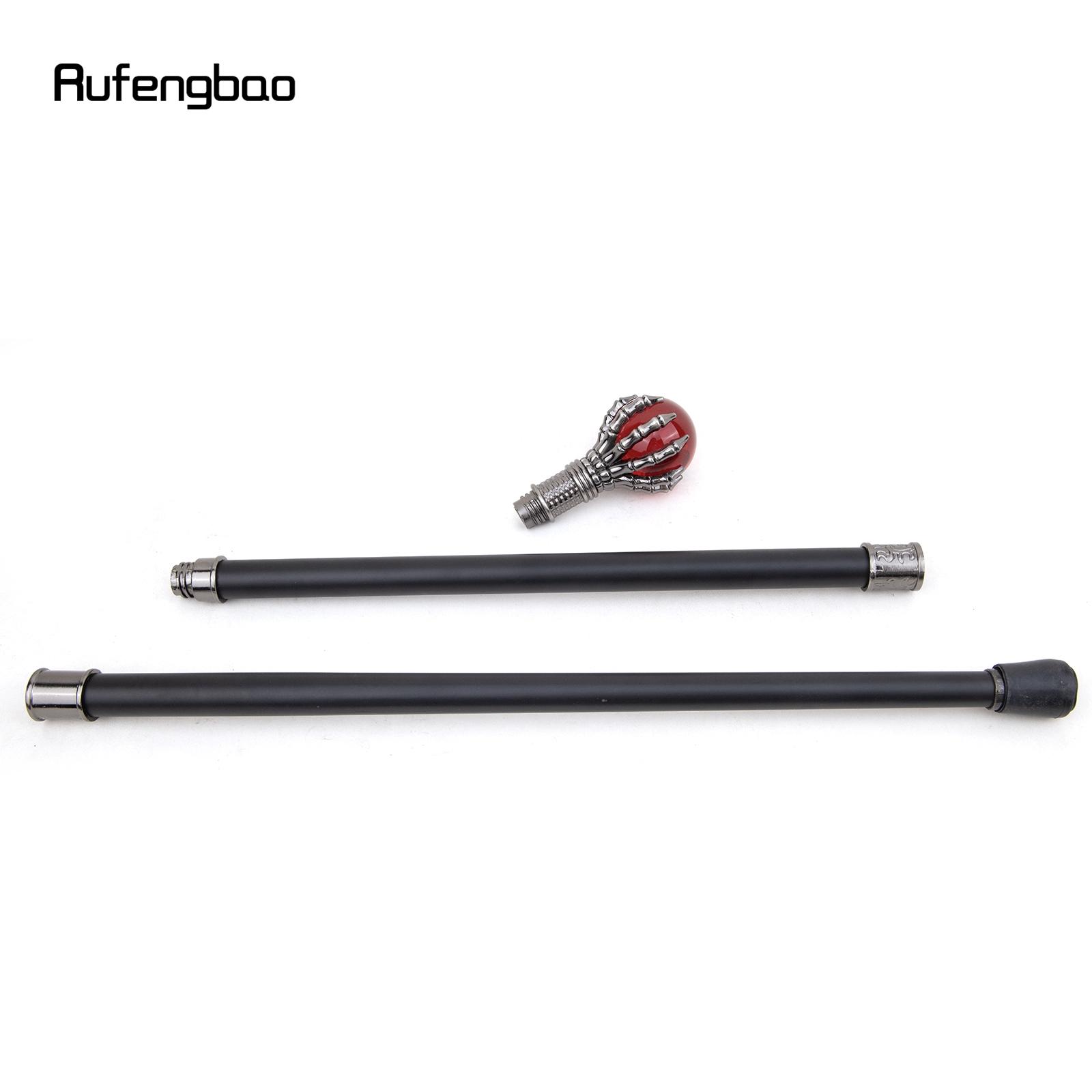 Red Glass Ball Steampunk Walking Cane Fashion Decorative Walking Stick Gentleman Luxury Crosier Knob Walking Stick 93cm