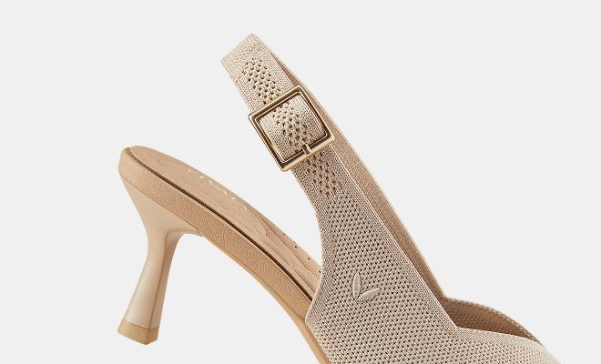 VIVAIA Women’s Pointed-Toe Slingbacks: Pressure-Relief Insole & Adjustable Strap, 45mm/1.8'' Block Heel, Elegant Office to Dinner Style (Addison), SpringFresh VIVAIA Women’s Pointed-Toe Slingbacks: Pressure-Relief Insole & Adjustable Strap, 45mm/1.8'' Block Heel, Elegant Office to Dinner Style (Addison), SpringFresh