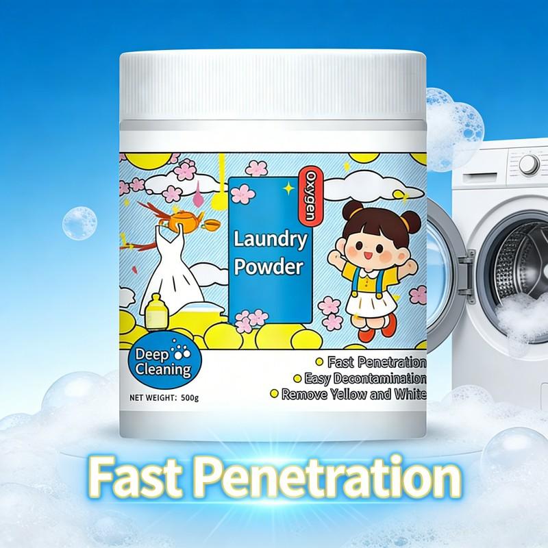 Multi-Purpose Oxygen Cleaner Deep Cleans Sneakers, Laundry, & Stains, Effective Stain Removal ,Color Brightening Formula, Effective for All Fabrics Color-Safe Laundry Booster Powder | Erases Yellowing, Wine, Grease, Makeup