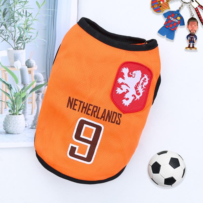 Pet Vest for Large Medium Small Dogs Cats, World Cup Soccer Jersey, Basketball Dog Clothes, Cat Accessories, Pet Apparel