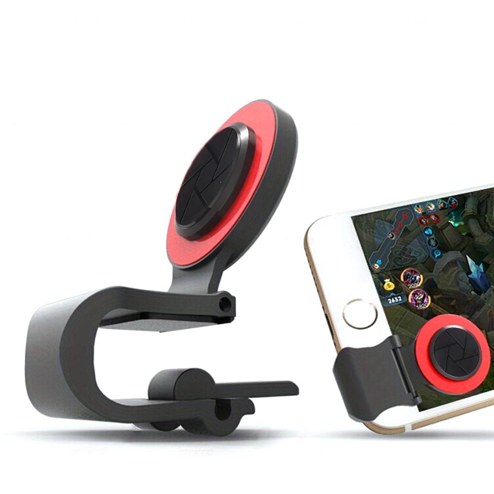 Wireless Bluetooth Game Controller for iPhone & Android - Portable Mobile Joystick for Touch Screen Gaming, Compact Travel Companion for iOS & Android Devices, Universal Gaming Pad for Enhanced Play.