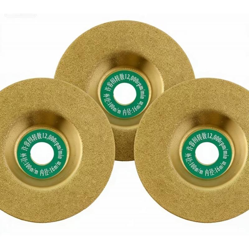 Diamond grinding disc for tile polishing, brazed glass cutting disc, jade polishing angle grinder polishing disc