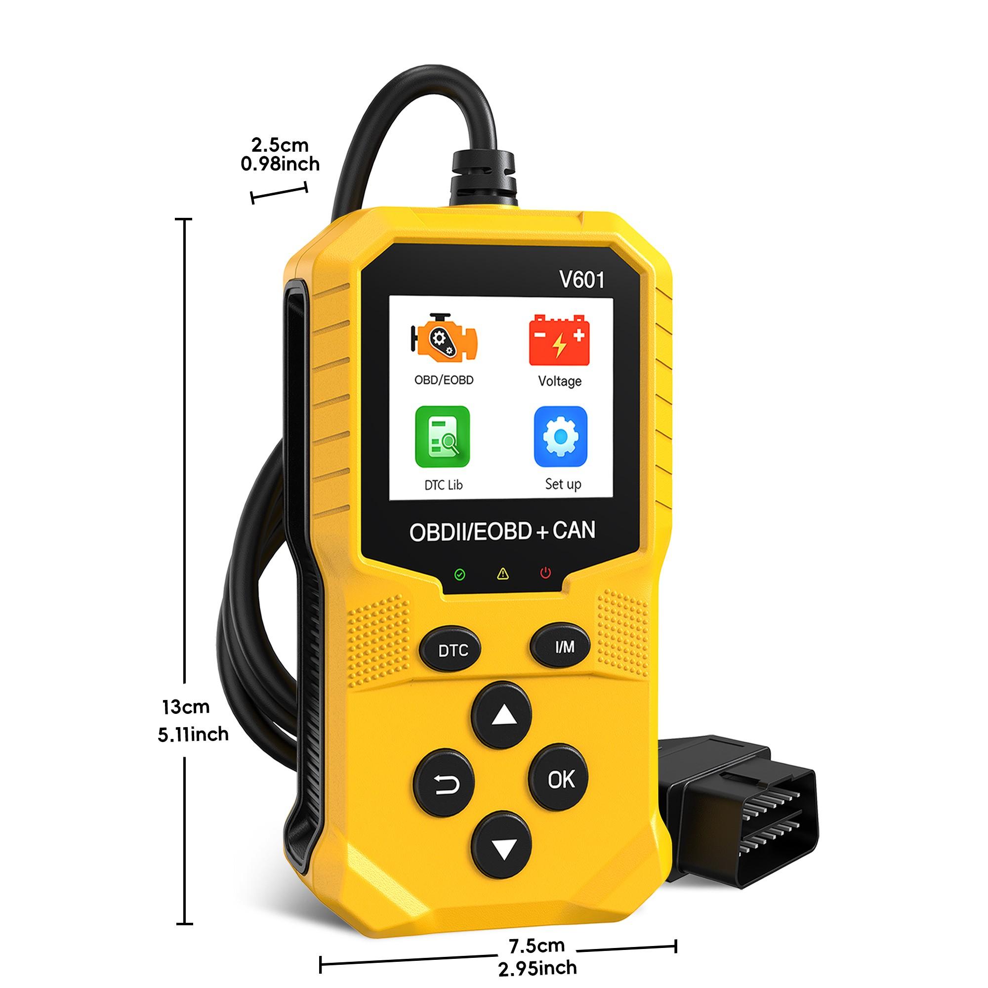 Obd2 Scanner - USB Powered Car Code Reader and Engine Diagnostic Tool, Compatible with All Obd Ii Vehicles, Fits Models Post 1996