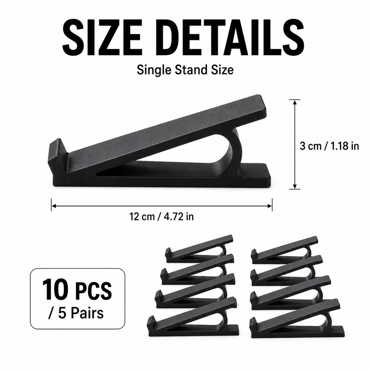 10pcs Ergonomic Keyboard Riser Stand, Non-Slip Universal Holder, Office & Gaming Dedicated, Comfortable Typing Solution, Gaming Setup Accessories