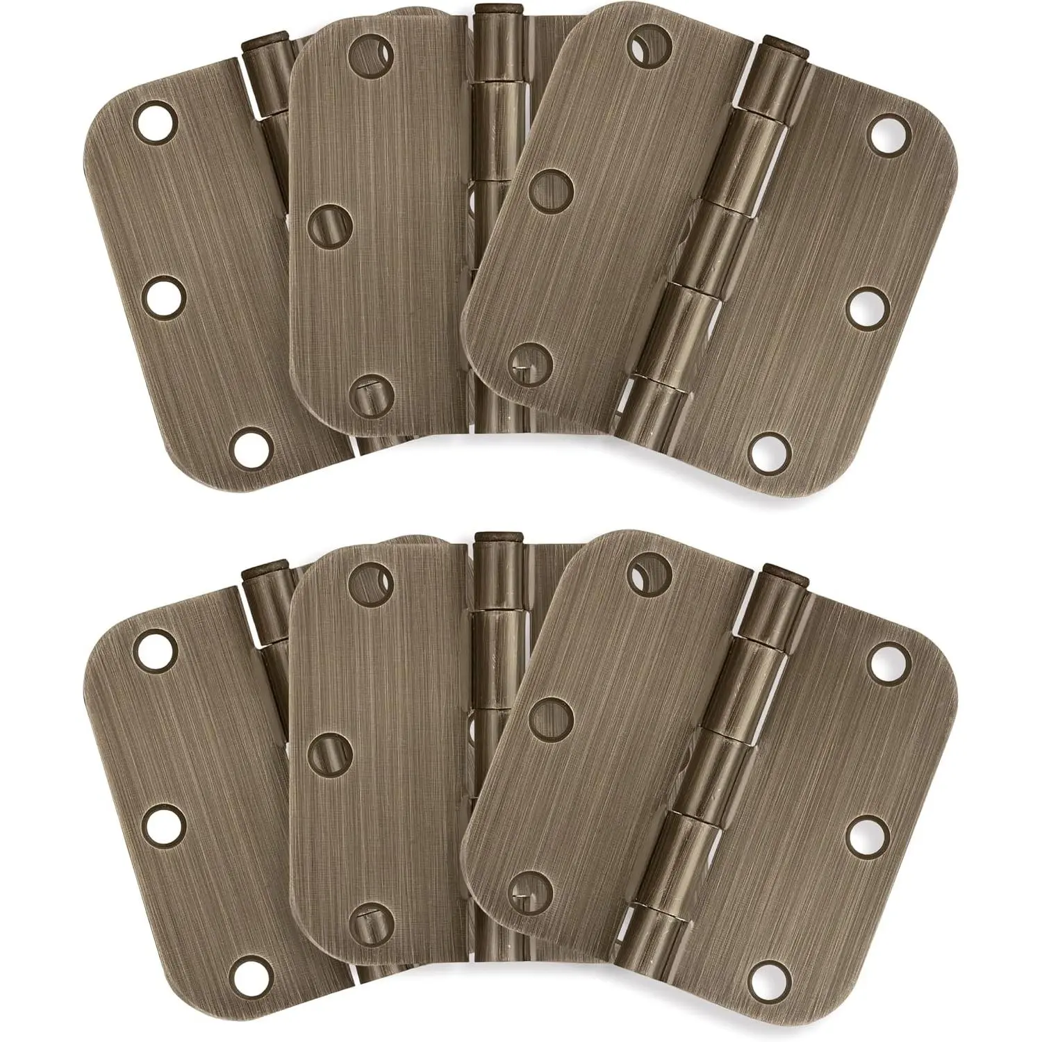 Interior Door Hinge 3.5 Inch Antique Brass Finish