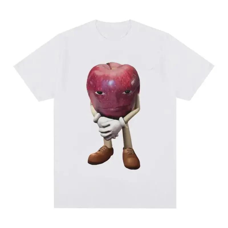 Unisex Funny Me Asf Apple Face Meme Cotton Tee, Retro Casual Golf Gift T-Shir Unisex Funny Me Asf Apple Face Meme Cotton Tee, Retro Casual Golf Gift T-Shir