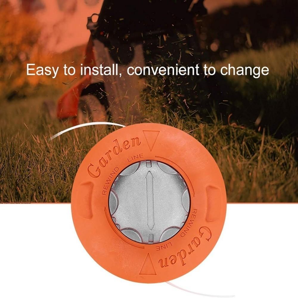 Alloy Universal Trimmer Head, Weed Eater Bump Feed Trimmer Line, Alloy Universal Twister Bump Feed Line Trimmer Head, Replacement Attachment Universal Fit for Brushcutter Lawnmover, Lawn Mower