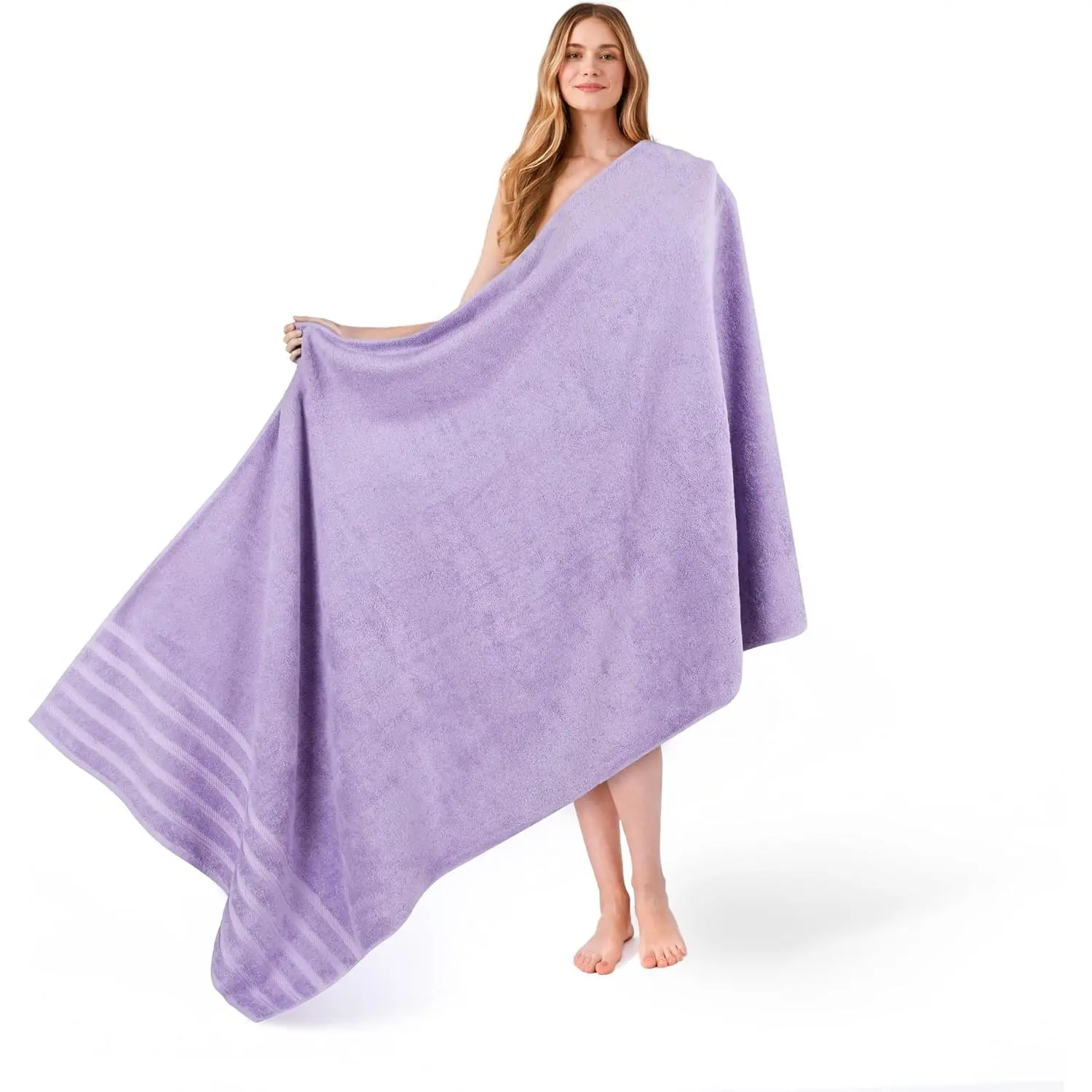 Minimalist 100% Cotton Luxury Turkish XL Bath Sheet Towel (35x70in), OEKO-TEX Standard 100 Certified, Soft, Absorbent, Quick-Dry, Machine-Washable, Hotel-Quality