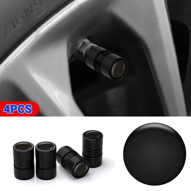 4pcs Car Wheel Air Stem Cover, Tire Valve Dustproof Caps, Aluminum, Corrosion Resistant, Universal for Cars, Trucks, Motorcycles, Suvs, Bikes