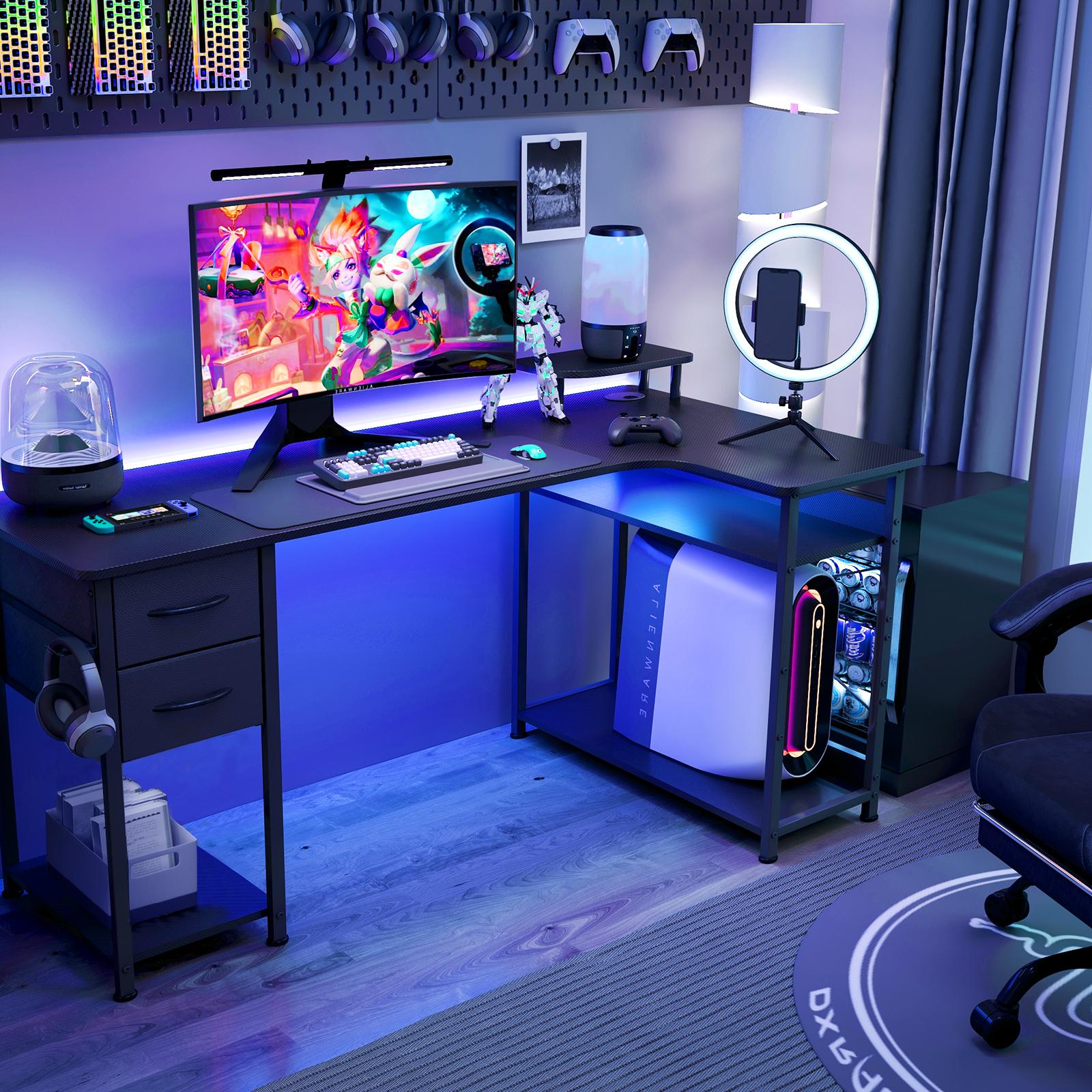 【2026 Promotion】Big and Tall Office Chair with Pocket Spring Support, Ergonomic Comfortable Wide Office Desk Computer Chair with Outward Fixed Soft Armrests and Footrest